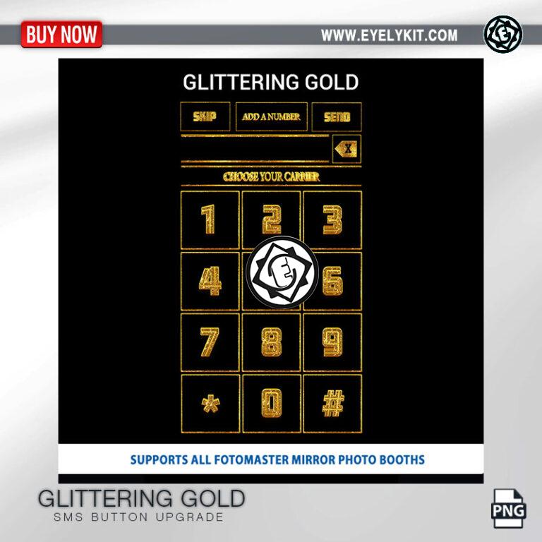 Fotomaster SMS Buttons-OVERLAY-PHOTOBOOTH-ANIMATION-IPAD-MIRROR-FREE-glittering-gold