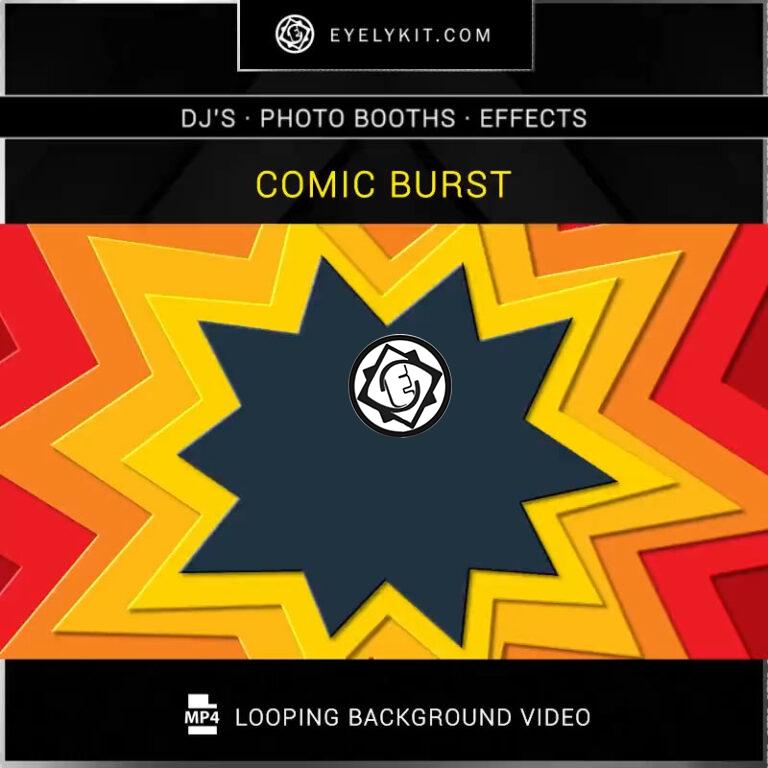 photo booth comic background video background-video-effects-js-photobooths-360-mirror-ipad-comic-burst