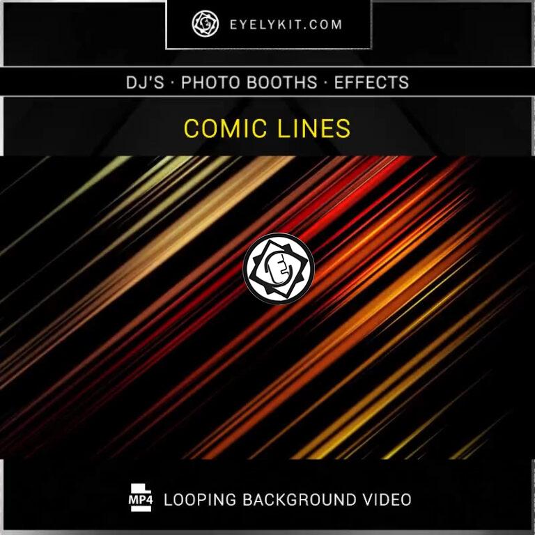 13 comic photo booth background video background-video-effects-js-photobooths-360-mirror-ipad-comic-lines