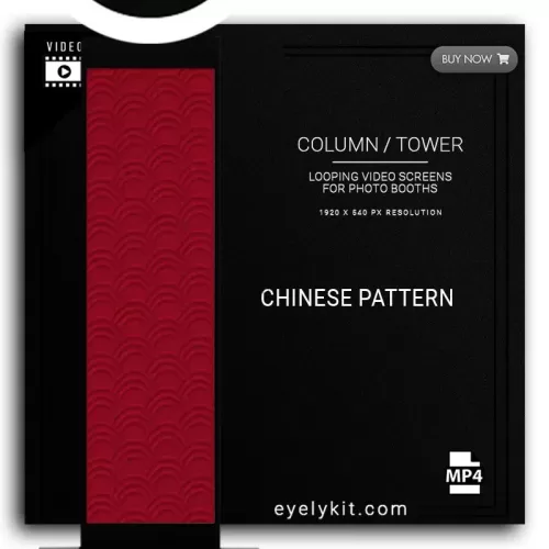 COLUMN PILLAR TOWER VIDEO column-tower-screens-FOR-PHOTO-BOOTHS-EYELYKIT-CHINESE-PATTERN