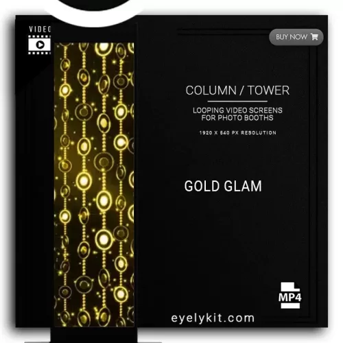 COLUMN PILLAR TOWER VIDEO column-tower-screens-FOR-PHOTO-BOOTHS-EYELYKIT-GOLD-GLAM