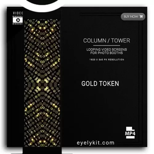 COLUMN PILLAR TOWER VIDEO column-tower-screens-FOR-PHOTO-BOOTHS-EYELYKIT-GOLD-TOKEN