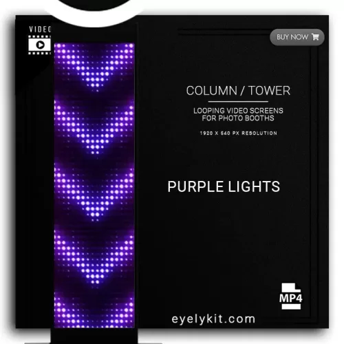 COLUMN PILLAR TOWER VIDEO column-tower-screens-FOR-PHOTO-BOOTHS-EYELYKIT-PURPLE-LIGHTS