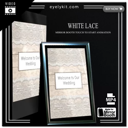 Mirror Booth Start Screens mirror-photo-booth-animation-touch-to-start-white-lace