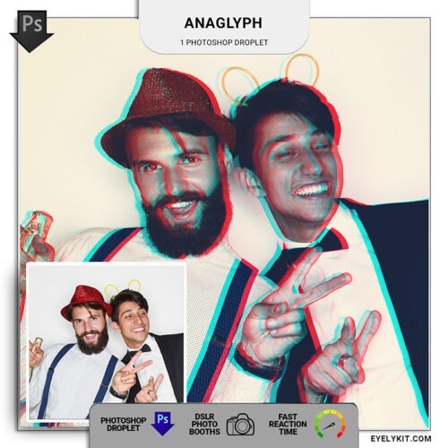 Anaglyph Effect Droplet- Anaglyph Effect Droplet. This Photoshop droplet transforms ordinary photos into eye-catching anaglyph-style masterpieces, creating a layered, three-dimensional look with a nostalgic flair.