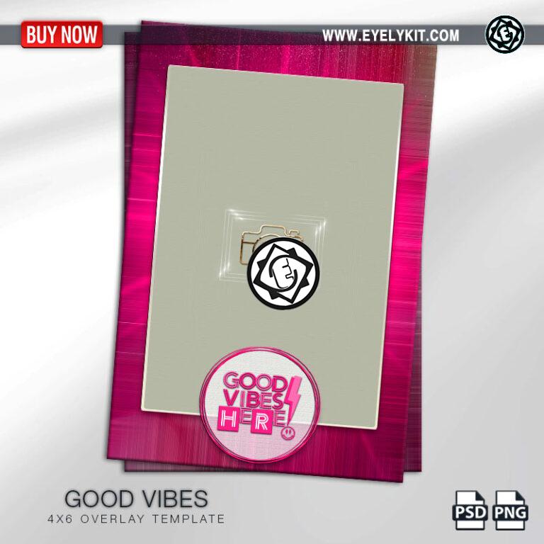 Pink Overlay Template OVERLAY-PHOTOBOOTH-ANIMATION-IPAD-MIRROR-FREE-GOOD-VIBES