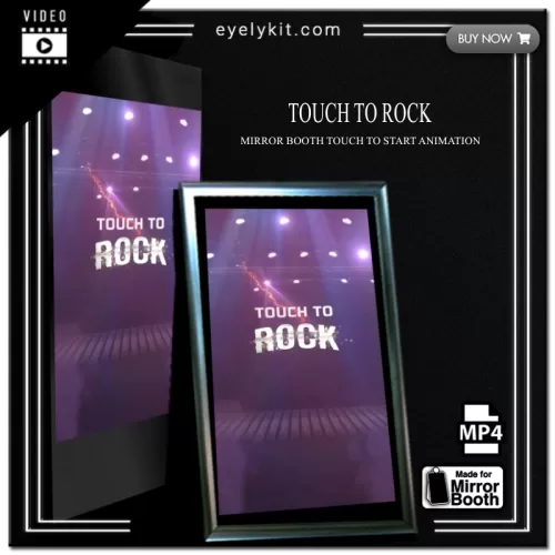 Mirror Booth Start Screens mirror-photo-booth-animation-touch-to-start-touch-to-rock