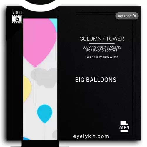 COLUMN PILLAR TOWER VIDEO column-tower-screens-FOR-PHOTO-BOOTHS-EYELYKIT-BIG-BALLOONS