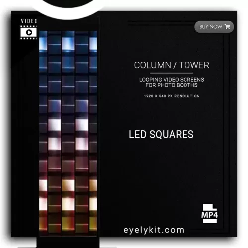 COLUMN PILLAR TOWER VIDEO column-tower-screens-FOR-PHOTO-BOOTHS-EYELYKIT-LED-SQUARES