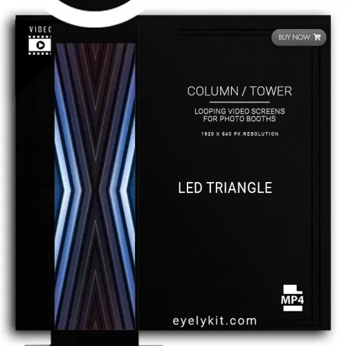 COLUMN PILLAR TOWER VIDEO column-tower-screens-FOR-PHOTO-BOOTHS-EYELYKIT-LED-TRIANGLE