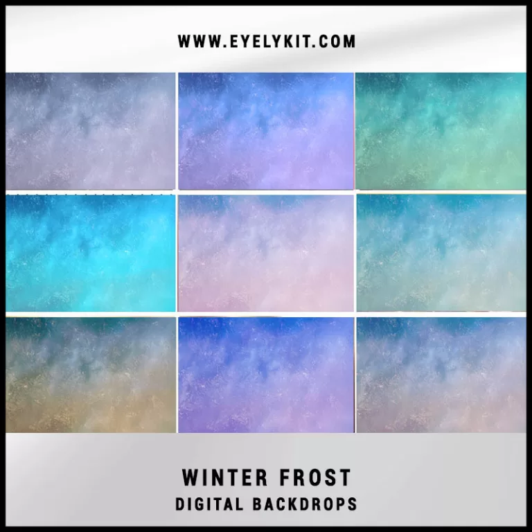 VIRTUAL BACKDROP winter-frost DIGITAL-BACKGROUNDS-FOR-PHOTOBOOTH-OVERLAYS-winter-frost