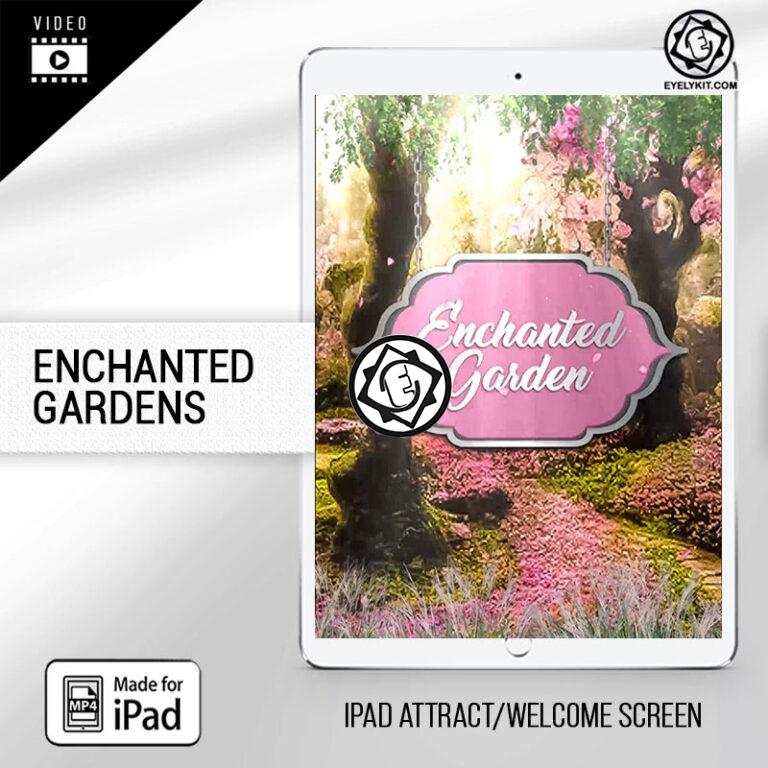 iPad Welcome Screen enchanted garden