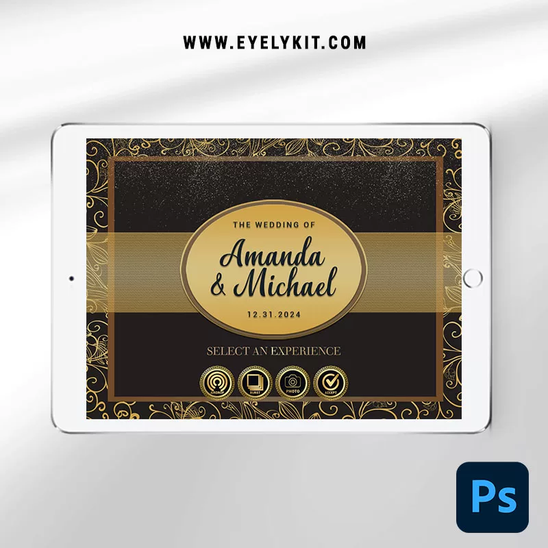 IPAD_WELCOME-SCREEN-PHOTO-BOOTH-FREE-HIGH-CLASS-GOLD-LANDSCAPE