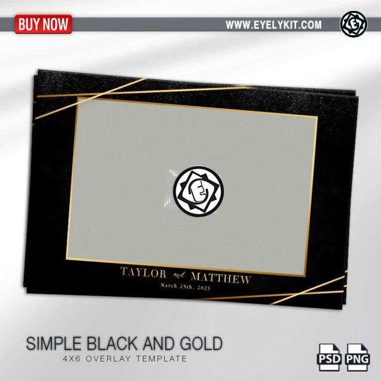 PHOTO BOOTH OVERLAY OVERLAY-PHOTOBOOTH-ANIMATION-IPAD-MIRROR-FREE-SIMPLE-BLACK-AND-GOLD-1PICL