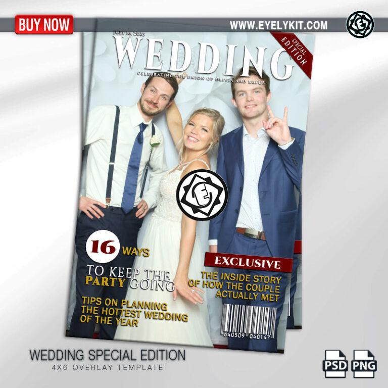 MAGAZINE COVER OVERLAY PHOTO BOOTH OVERLAY MAGAZINE OVERLAY-PHOTOBOOTH-ANIMATION-IPAD-MIRROR-FREE-wedding-special-edition-magazine