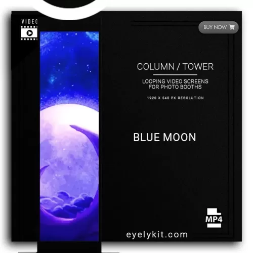 COLUMN PILLAR TOWER VIDEO column-tower-screens-FOR-PHOTO-BOOTHS-EYELYKIT-BLUE-MOON