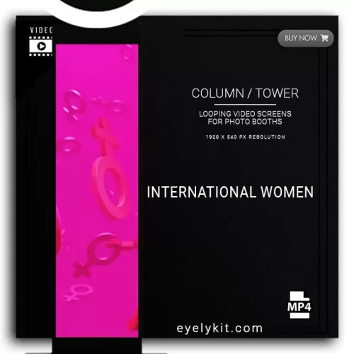 COLUMN PILLAR TOWER VIDEO column-tower-screens-FOR-PHOTO-BOOTHS-EYELYKIT-INTERNATIONAL-WOMEN