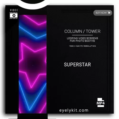 COLUMN PILLAR TOWER VIDEO column-tower-screens-FOR-PHOTO-BOOTHS-EYELYKIT-SUPERSTAR