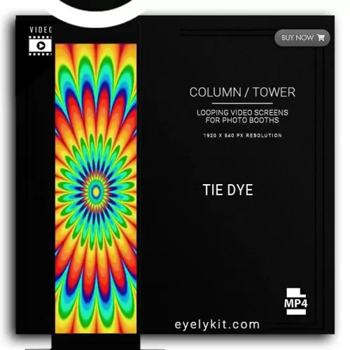 COLUMN PILLAR TOWER VIDEO column-tower-screens-FOR-PHOTO-BOOTHS-EYELYKIT-TIE-DYE