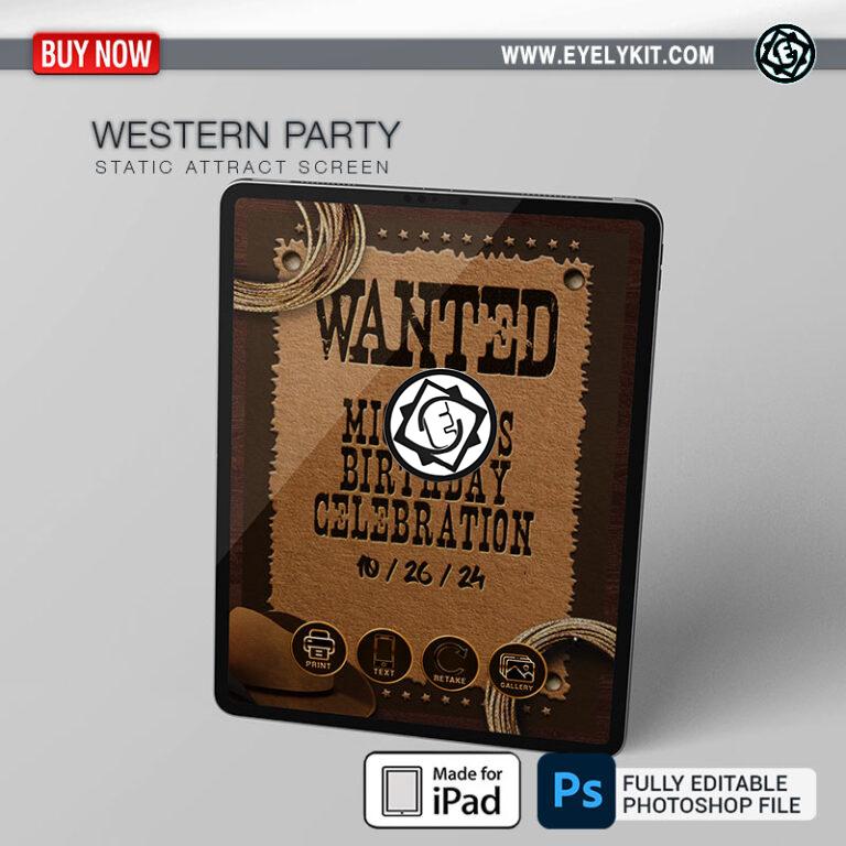 western ipad screens ipad-attract-screen-static-photobooth-how-to-make-an-overlay-WESTERN-PARTY