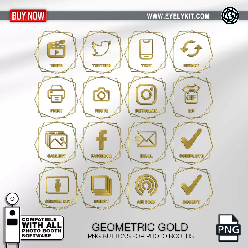 ipad-buttons-OVERLAY-PHOTOBOOTH-ANIMATION-MIRROR-FREE-GEOMETRIC-GOLD