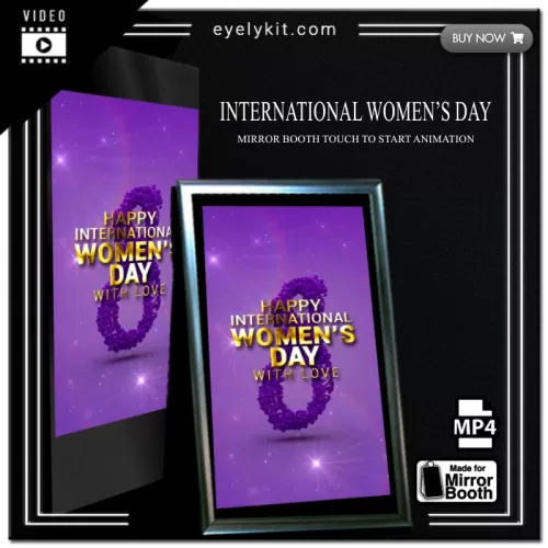 Mirror Booth Start Screens mirror-photo-booth-animation-touch-to-start-international-womens-day