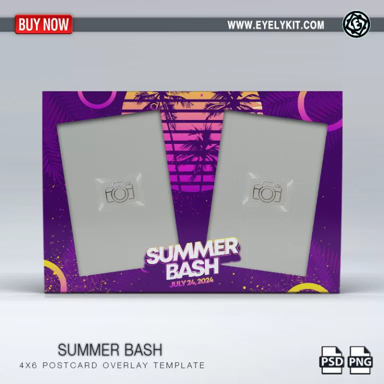 PHOTO BOOTH OVERLAY -PHOTOBOOTH-OVERLAY-SUMMER-BASH-2PICP