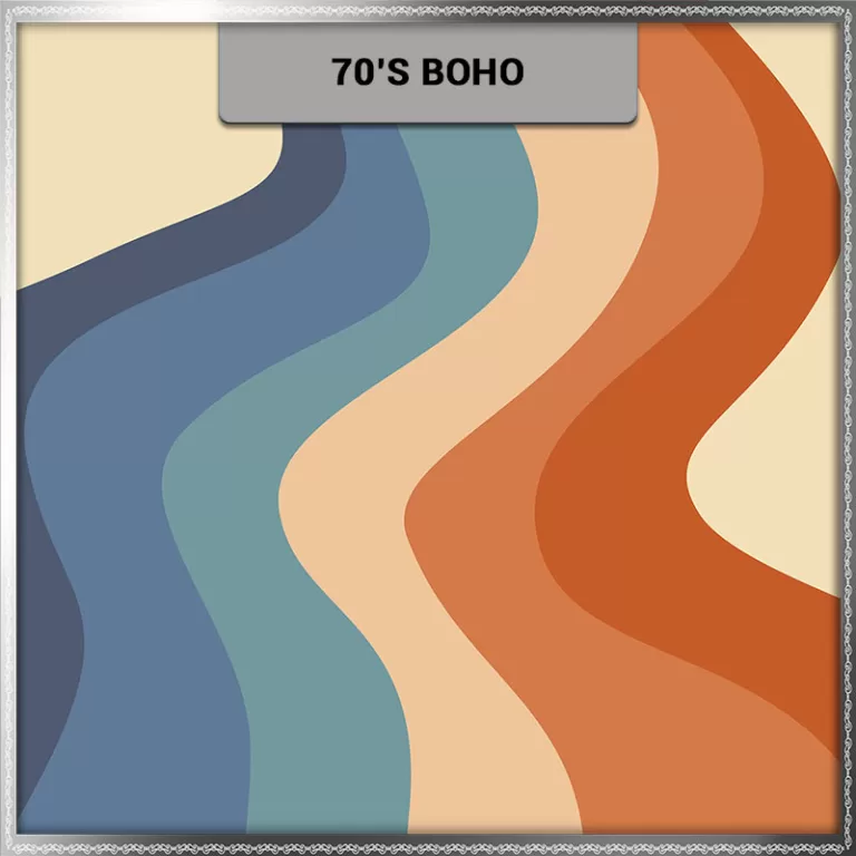 VIRTUAL BACKDROPS 70s boho