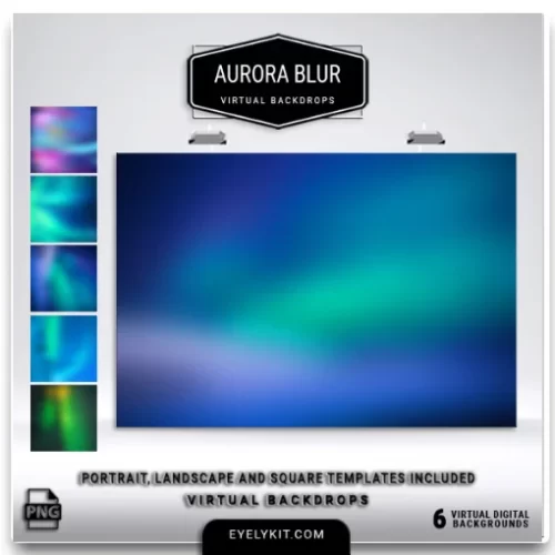 Aurora Studio Virtual Backdrops- a mesmerizing collection inspired by the enchanting hues of the aurora borealis. Perfect for weddings, corporate events, parties, and photo shoots looking for a dreamy, ethereal vibe, these backdrops feature soft, blurred color gradients that evoke the beauty of natural light displays.