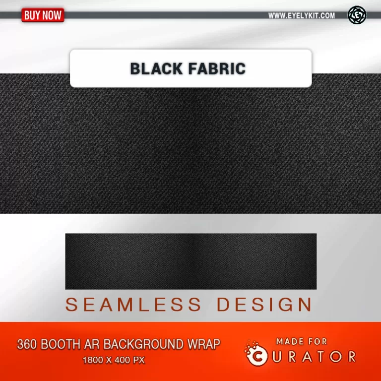 360 STATIC BACKGROUND CURATOR-360-BOOTH-AR-BACKGROUND-BLACK-FABRIC