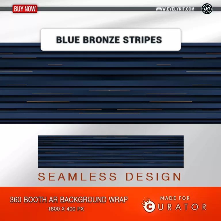 360 STATIC BACKGROUND CURATOR-360-BOOTH-AR-BACKGROUND-BLUE-BRONZE-STRIPES