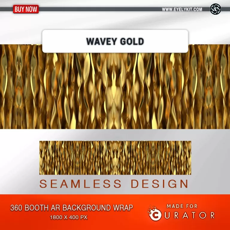 360 STATIC BACKGROUND CURATOR-360-BOOTH-AR-BACKGROUND-WAVEY-GOLD