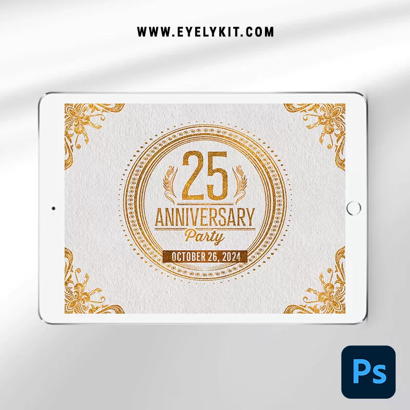 IPAD_STATIC-SCREEN-PHOTO-BOOTH-25TH-ANNIVERSARY-GOLD-LANDSCAPE