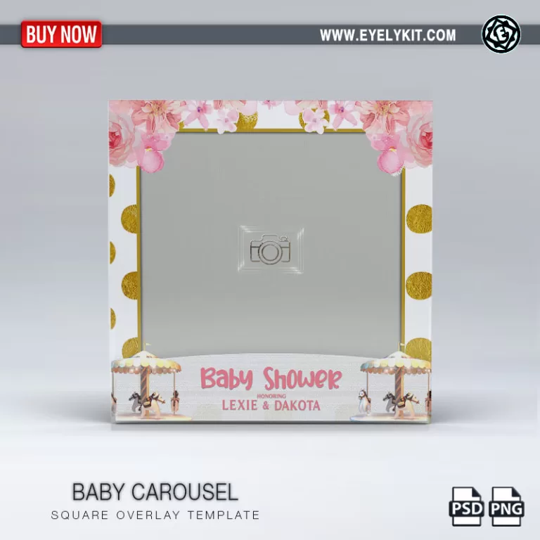 SQUARE PHOTOBOOTH OVERLAY SQUARE-OVERLAY-PHOTOBOOTH-BABY-CAROUSEL