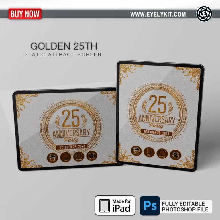 25th anniversary ipad screens STATIC-IPAD-SCREEN-GOLDEN25TH