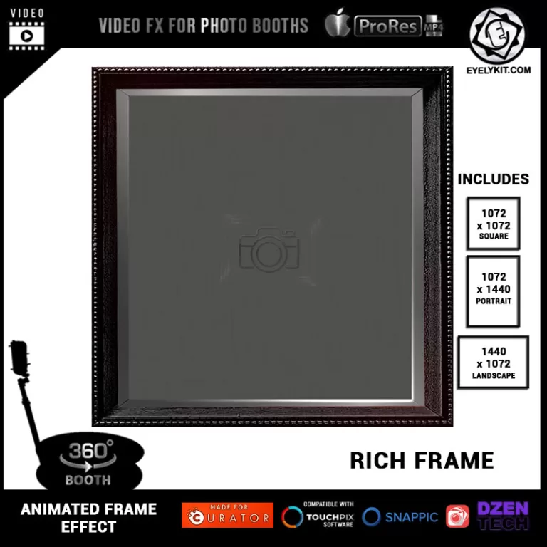 360 Photo Booth Effects animated-frame-for-360-photo-booth-RICH-FRAME