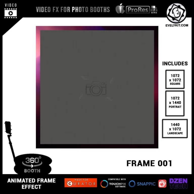 360 Photo Booth Effects DISCO FEVER animated-frame-for-360-photo-booth---frame001