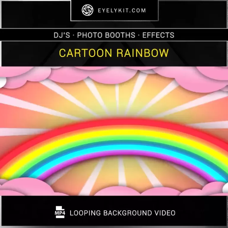 PHOTO BOOTH VIDEO BACKGROUND background-video-effects-js-photobooths-360-mirror-cartoon-rainbow