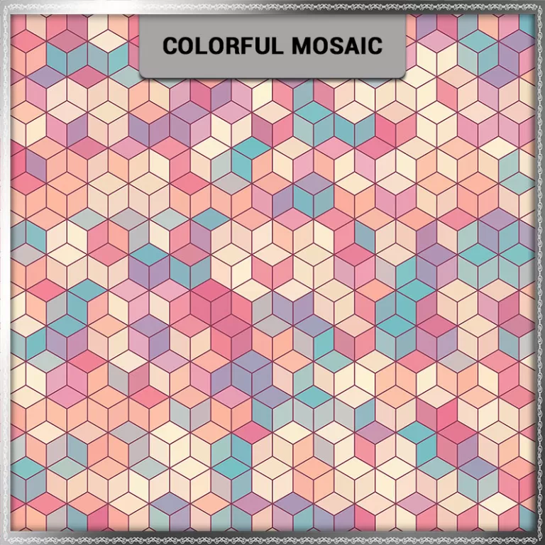 VIRTUAL BACKDROPS colorful-mosaic