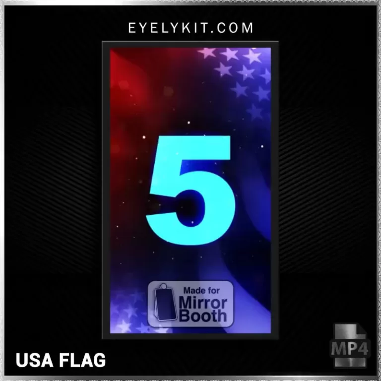 countdown-worklfow-mirror-booth-usa-flag