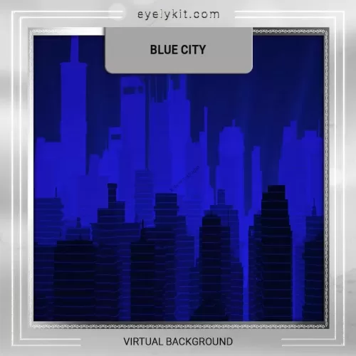 VIRTUAL BACKDROP VIRTUAL-BACKGROUND-IMAGE-BLUE-CITY photo-booth-backdrop-background-BLUE-CITY