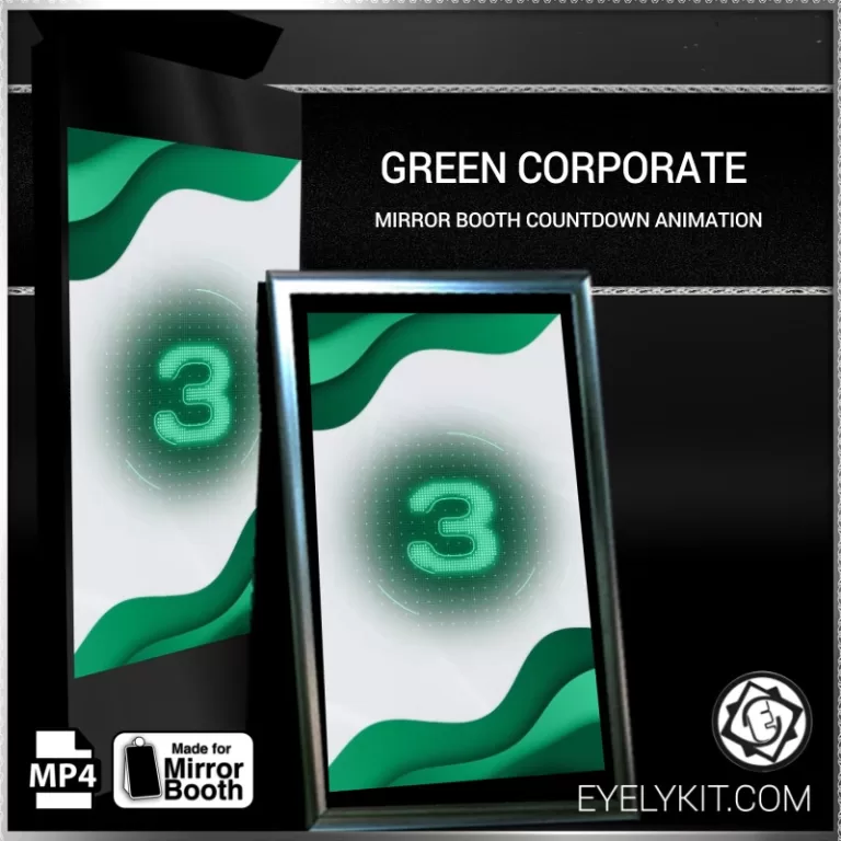 Mirror-booth-countdown-photo-booth-green-corporate