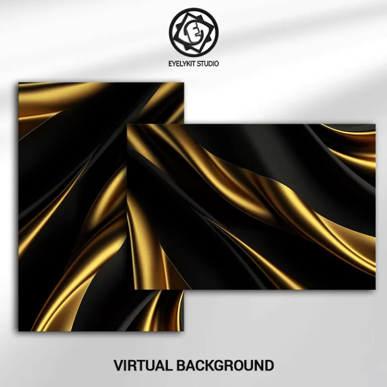 VIRTUAL BACKDROP virtual-backdrop-photobooth-balck-gold-wave1