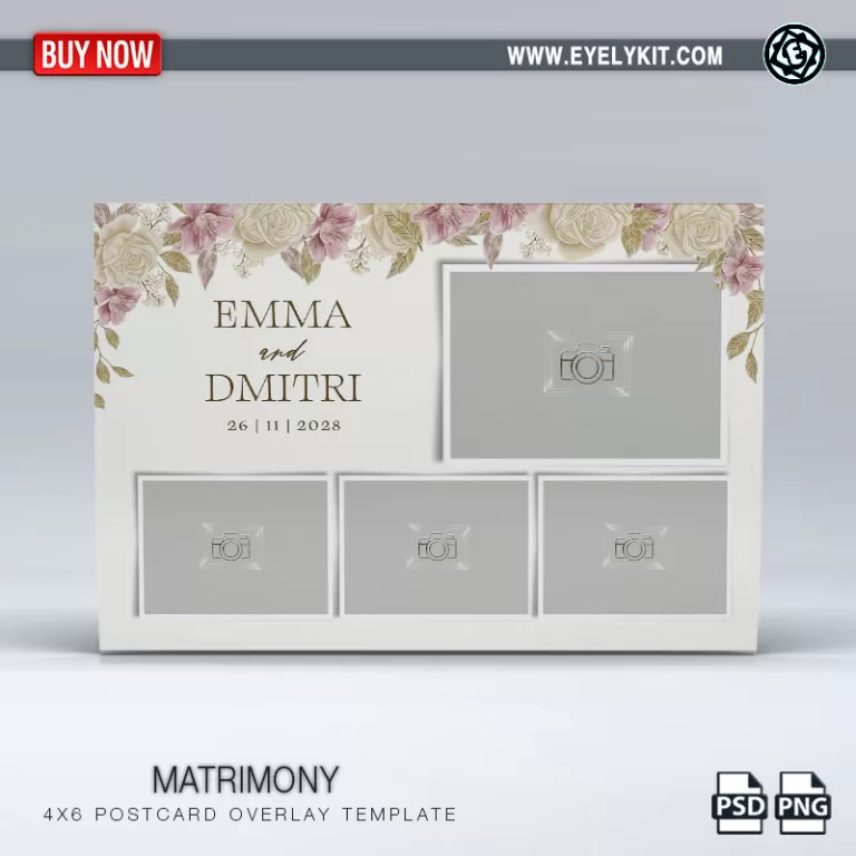 PHOTO BOOTH OVERLAY OVERLAY-TEMPLATE-MATRIMONY-4PICL