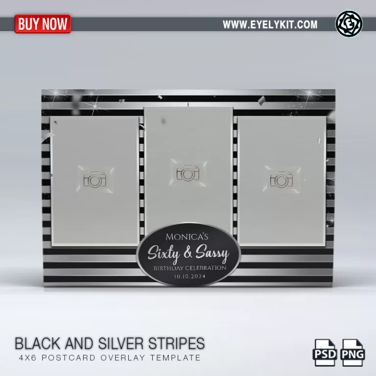 PHOTO BOOTH OVERLAY OVERLAY-TEMPLATE-black-and-silver-stripes-3picp