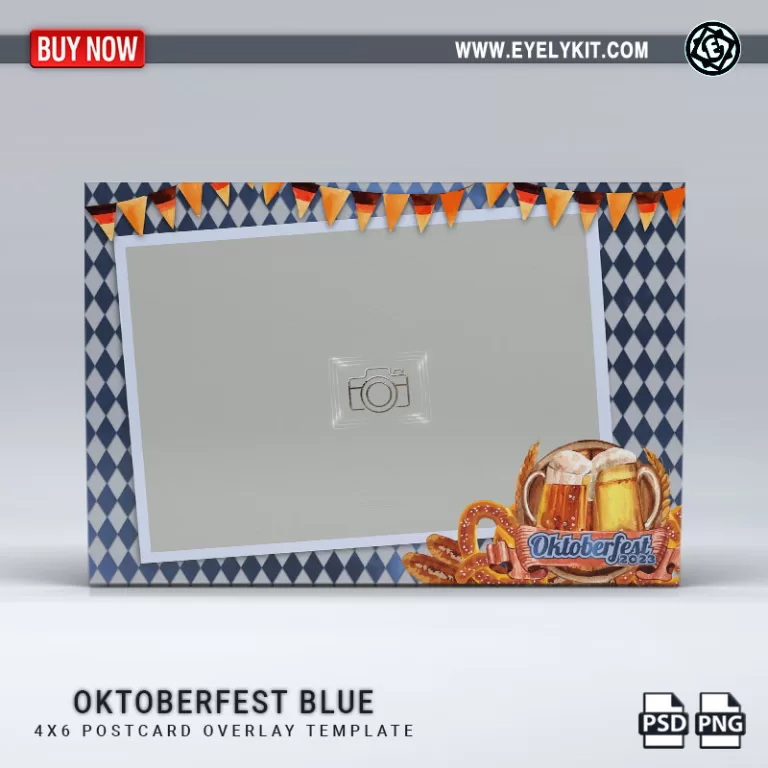 PHOTO BOOTH OVERLAY OVERLAY-TEMPLATE-OKTOBERFEST-BLUE-1PICL