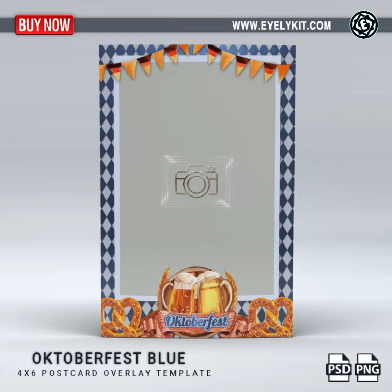 PHOTO BOOTH OVERLAY OVERLAY-TEMPLATE-OKTOBERFEST-BLUE-1PICP