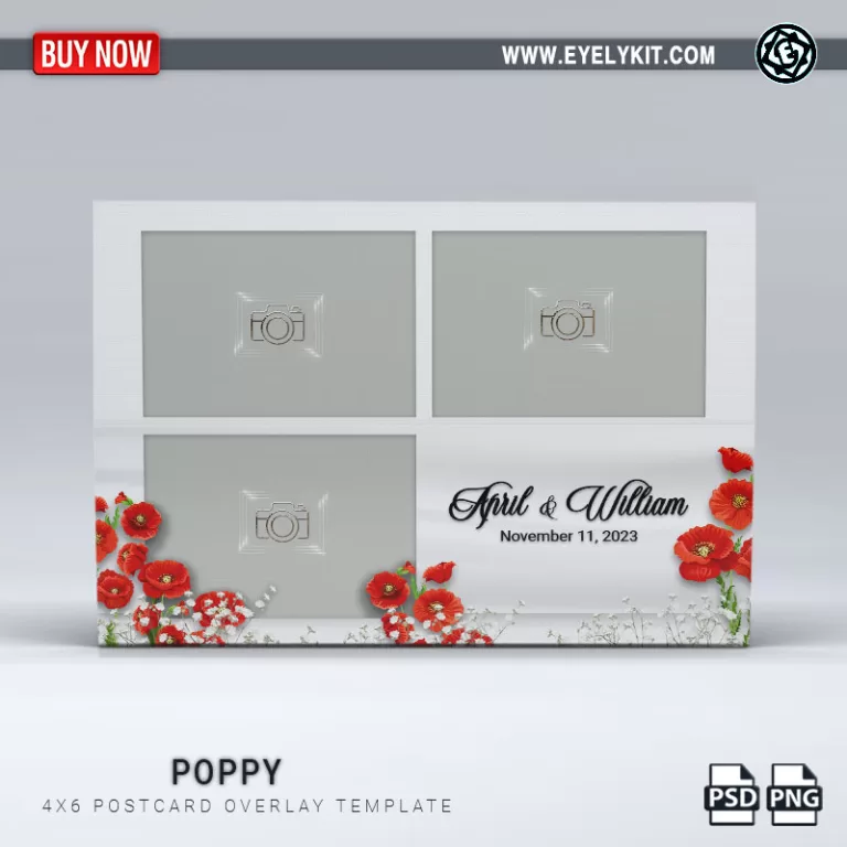 PHOTO BOOTH OVERLAY OVERLAY-OVERLAY-TEMPLATE-POPPY-3PICL