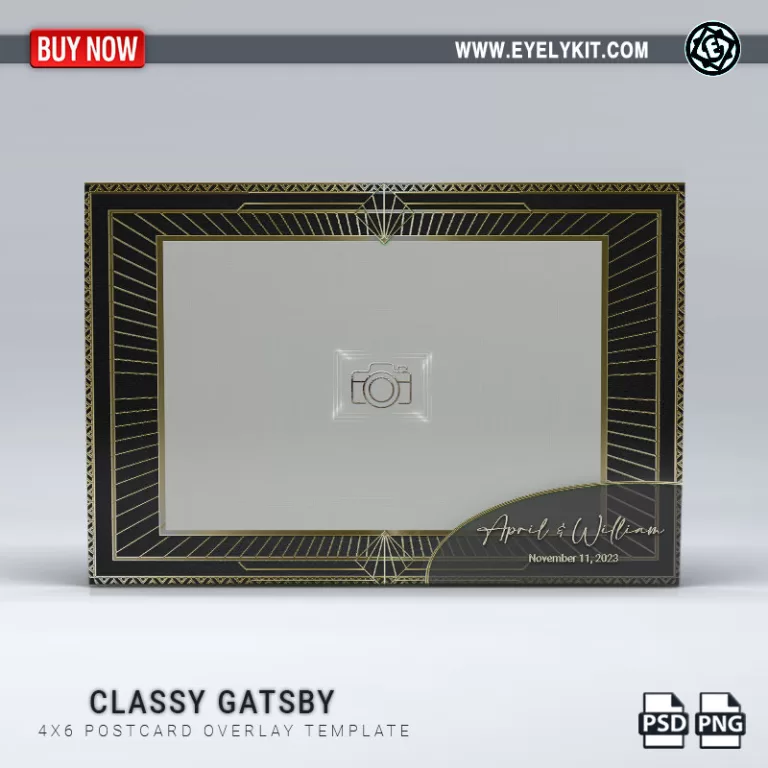 PHOTO BOOTH OVERLAY OVERLAY-TEMPLATE-class-gatsby-1picl