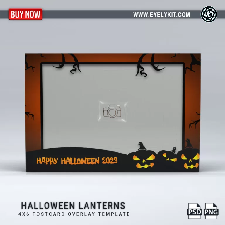 PHOTO BOOTH OVERLAY OVERLAY-TEMPLATE-halloween-lanterns-1picl